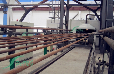 管道內(nèi)壁噴砂線