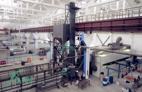 管道內(nèi)壁噴砂線